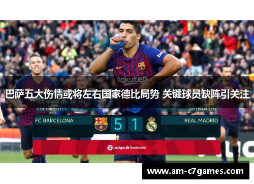 巴萨五大伤情或将左右国家德比局势 关键球员缺阵引关注