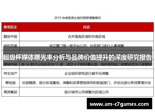 超级杯媒体曝光率分析与品牌价值提升的深度研究报告
